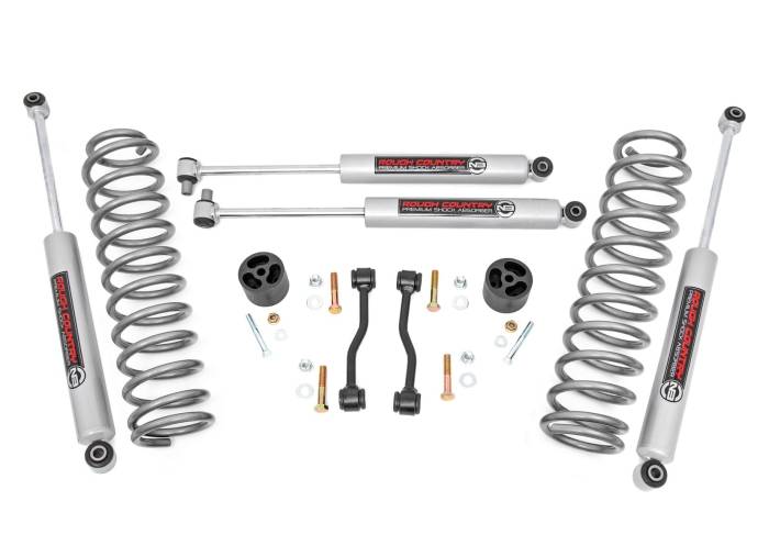Rough Country - 2.5 Inch Leveling Kits Springs Jeep Gladiator JT 4WD (2024-2025) Rough Country