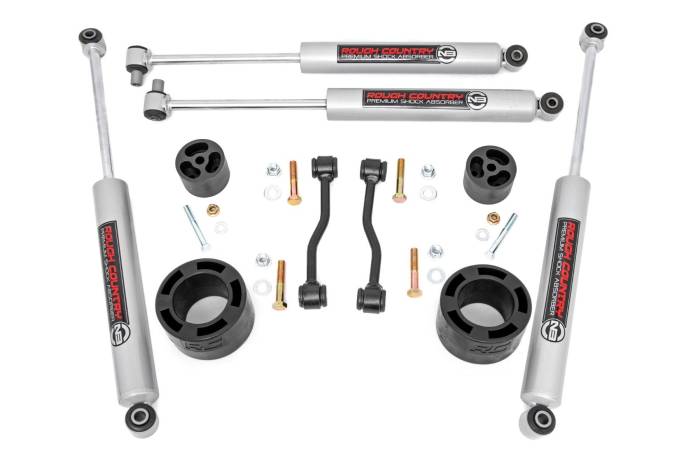 Rough Country - 2.5 Inch Leveling Kit Spacers N3 Jeep Gladiator JT 4WD (2024-2025) Rough Country