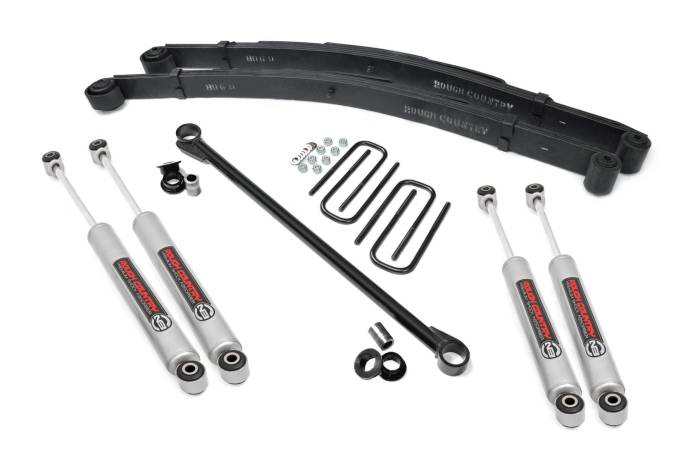 Rough Country - 2.5 Inch Leveling Kit Leaf Spring Ford F-250/F-350 Super Duty 4WD (99-04) Rough Country