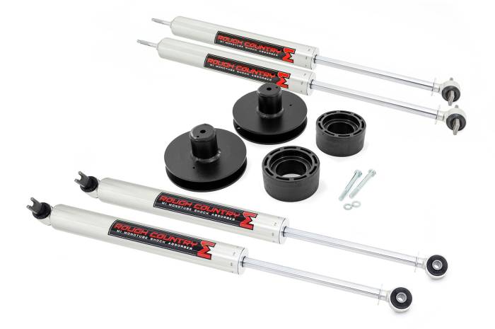 Rough Country - 2 Inch Lift Kit M1 Jeep Wrangler TJ (97-06)/Wrangler Unlimited (04-06) Rough Country
