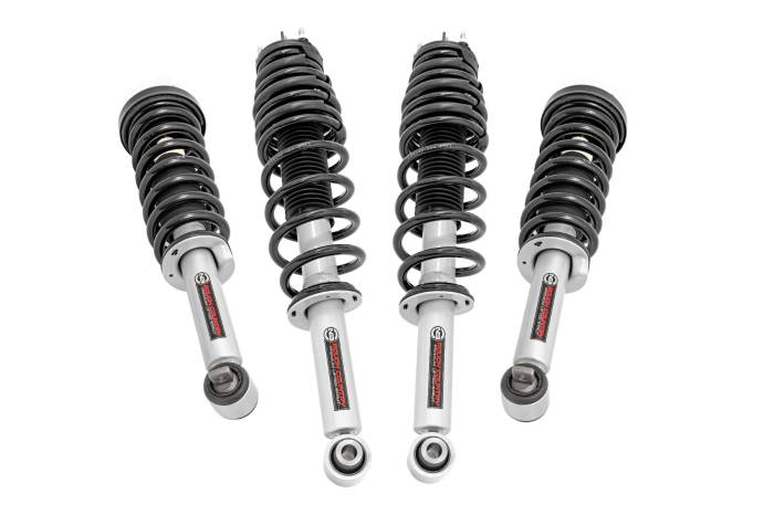 Rough Country - 2 Inch Lift Kit Lifted Struts Ford Bronco 4WD (2021-2025) Rough Country