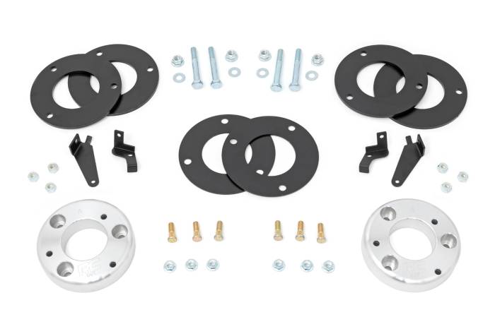 Rough Country - 2 Inch Lift Kit Alum Spacer CCD Ford Expedition 4WD (2018-2024) Rough Country