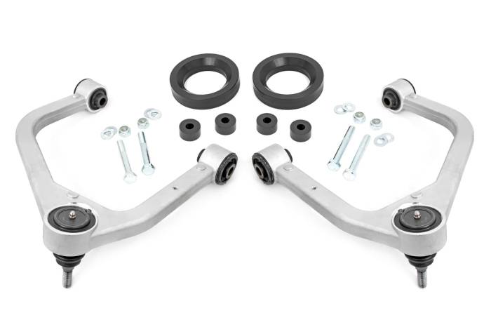 Rough Country - 1.75 Inch Leveling Kit Forged Alum UCA AT4 GMC Sierra 1500 (2019-2026) Rough Country
