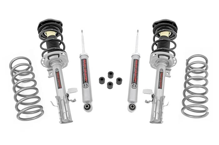 Rough Country - 1.5 Inch Lift Kit Lifted Struts Ford Bronco Sport 4WD (2021-2026) Rough Country