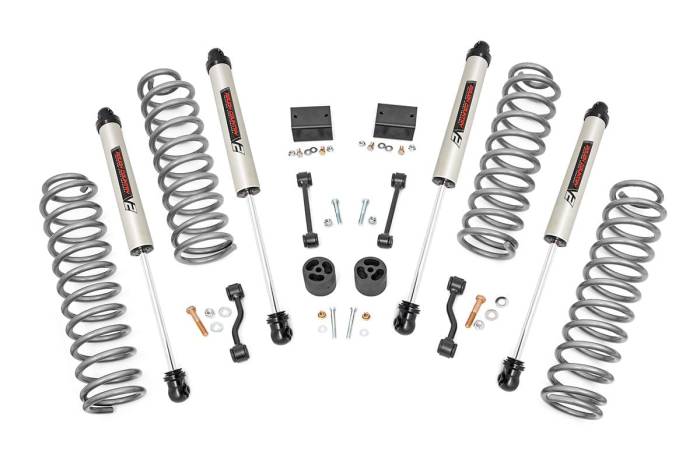 Rough Country - 2.5 Inch Lift Kit Coils V2 Jeep Wrangler Unlimited Rubicon 4WD (2024-2026) Rough Country