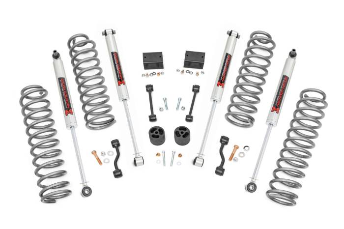 Rough Country - 2.5 Inch Lift Kit Coils M1 Jeep Wrangler Unlimited Rubicon 4WD (2024-2026) Rough Country