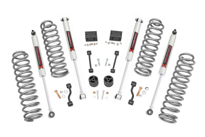 Rough Country - 2.5 Inch Lift Kit Coils M1 Jeep Wrangler Unlimited Non-Rubicon 4WD (2018-2023) Rough Country