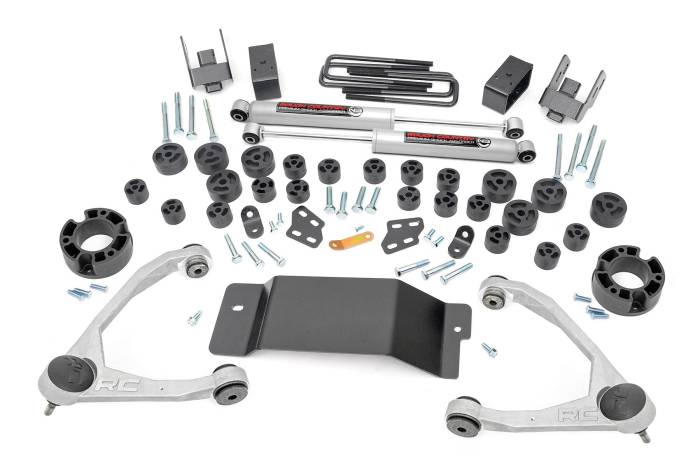 Rough Country - 4.75 Inch Lift Kit Combo Silverado/Sierra 1500 4WD (07-13) Rough Country