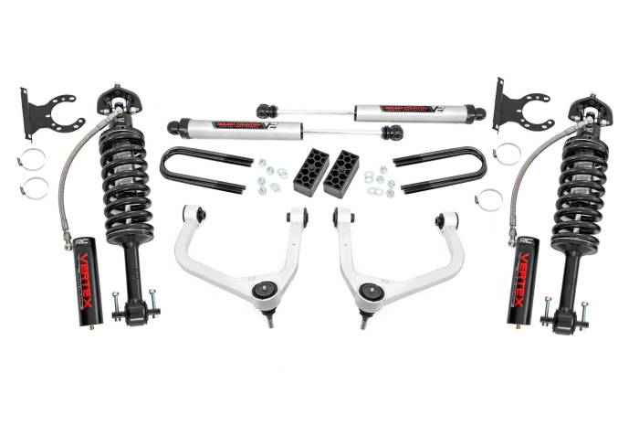 Rough Country - 3.5 Inch Lift Kit Vertex/V2 Chevy Silverado 1500 2WD/4WD (2025-2026) Rough Country