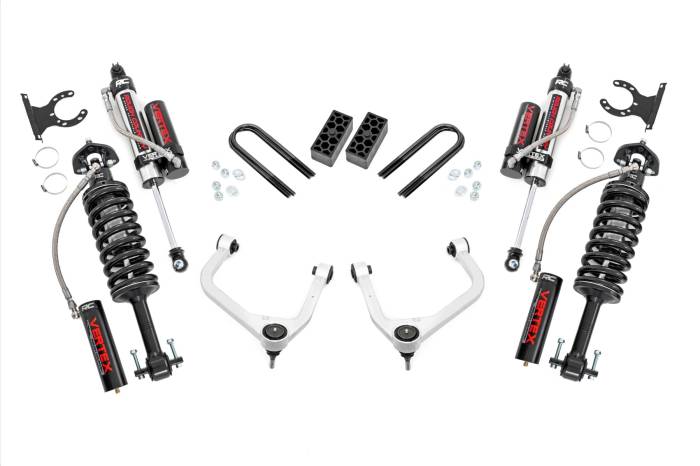 Rough Country - 3.5 Inch Lift Kit Vertex Rear Mono Leaf Chevy Silverado 1500 (22-24) Rough Country