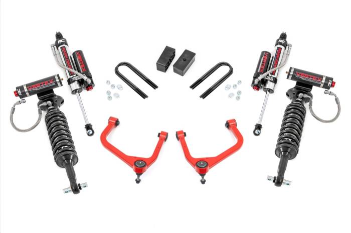 Rough Country - 3.5 Inch Lift Kit Vertex Red GMC Sierra 1500 2WD/4WD (2025-2026) Rough Country