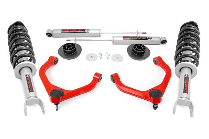 Rough Country - 3.5 Inch Lift Kit N3 Struts Red Ram 1500 2WD/4WD (2019-2026) Rough Country