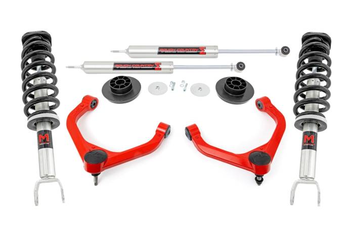 Rough Country - 3.5 Inch Lift Kit M1 Struts/M1 Red Ram 1500 2WD/4WD (2019-2026) Rough Country