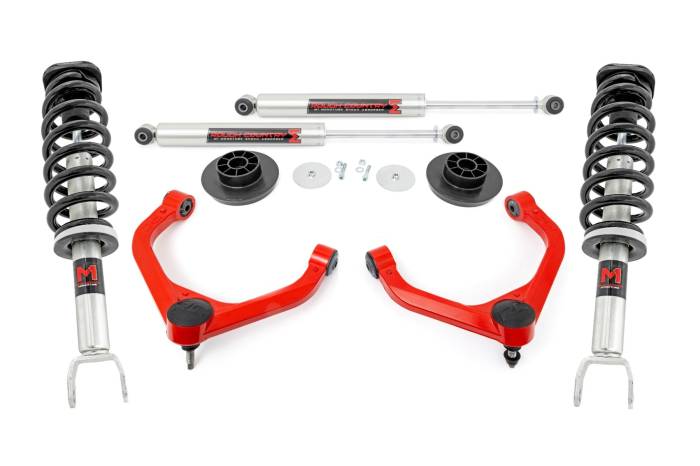 Rough Country - 3 Inch Lift Kit M1 Struts/M1 Red Ram 1500 4WD (2012-2018 & Classic) Rough Country