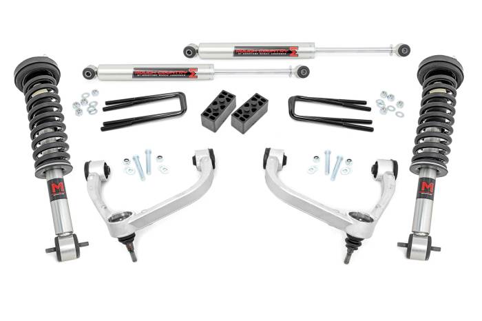 Rough Country - 3 Inch Lift Kit M1 Struts Ford F-150 4WD (2014-2020) Rough Country