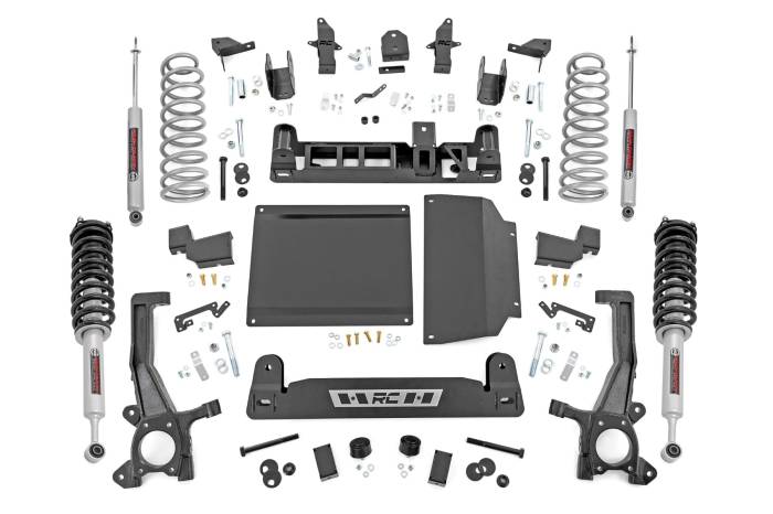 Rough Country - 6 Inch Lift Kit N3 Strut Rear Coil Toyota Tundra 4WD (2022-2026) Rough Country