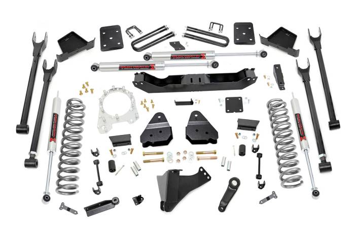 Rough Country - 6 Inch Lift Kit 4-Link No OVLD M1 Ford F-250/F-350 Super Duty (17-22) Rough Country