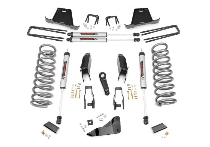 Rough Country - 5 Inch Lift Kit V2 Standard Cab Ram 2500 Mega Cab (11-13)/3500 (11-12) 4WD Rough Country