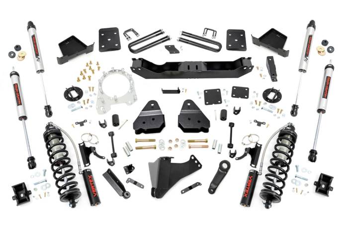 Rough Country - 4.5 Inch Lift Kit C/O V2 F-250 Ford F-250/F-350 Super Duty 4WD (2017-2022) Rough Country