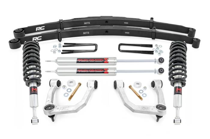 Rough Country - 3.5 Inch Lift Kit UCA M1 Struts w/ Rear Leaf Springs Toyota Tacoma 2WD/4WD (2005-2023) Rough Country