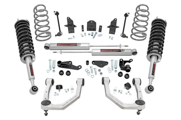 Rough Country - 3.5 Inch Lift Kit N3 w/ Rear Shocks Toyota Tacoma 4WD (2024-2026) Rough Country