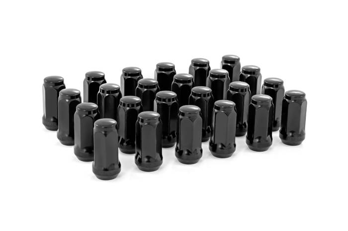 Rough Country - M14 x 1.5 Lug Nut Set of 24 Black Standard Rough Country