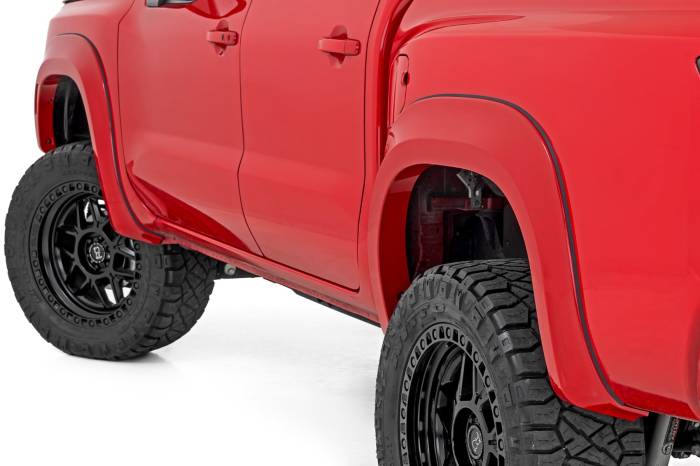 Rough Country - Fender Flares Sport Textured Black Nissan Frontier 2WD/4WD (2022-2026) Rough Country