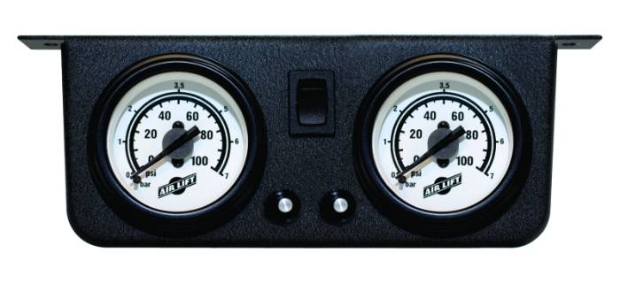 Air Lift - Air Lift Dual Gauge Panel Assembly for 25812 - 26159