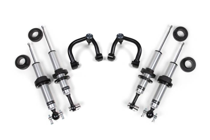 BDS Suspension - BDS Suspension Up the ante in your 2021-2026 Ford Bronco 4 Door with style and performance by installing this 3 to 4-inch lift kit featuring FOX Performance Series HTO 2.5 coil-over shocks from BDS Suspension. Designed to im