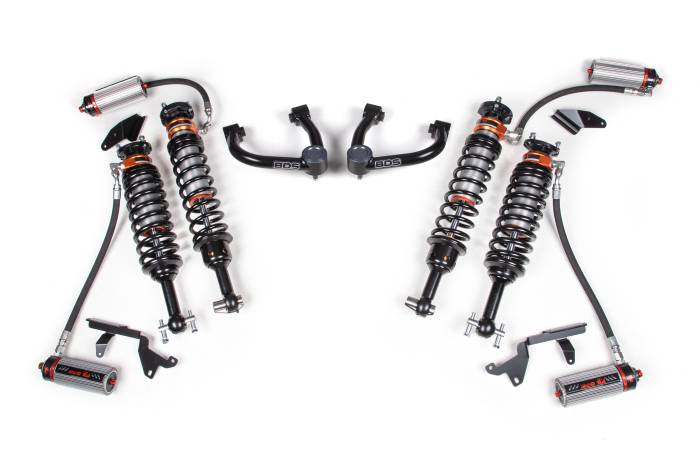 BDS Suspension - BDS Suspension Up the ante in your 2021-2026 Ford Bronco 4 Door with style and performance by installing this 3 to 4-inch lift kit featuring FOX Factory Race Series 3.0 coilover shocks from BDS Suspension. Designed to improv