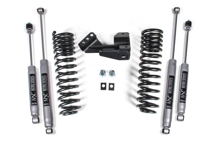 BDS Suspension - BDS Suspension Simply level out your Ford F250 and F350 Super Duty truck with this performance spring 2-inch leveling kit from BDS Suspension. Designed to improve stance, performance, and capability, this kit includes everything necessary to set your t