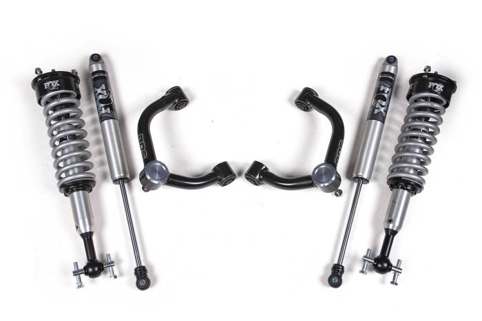 BDS Suspension - BDS Suspension Level out your 2021-2026 Ford F150 truck and improve the ride with this 2-inch leveling kit featuring FOX 2.0 coilover shocks from BDS Suspension. Designed to improve stance, performance, and capability, this kit includes everything nece
