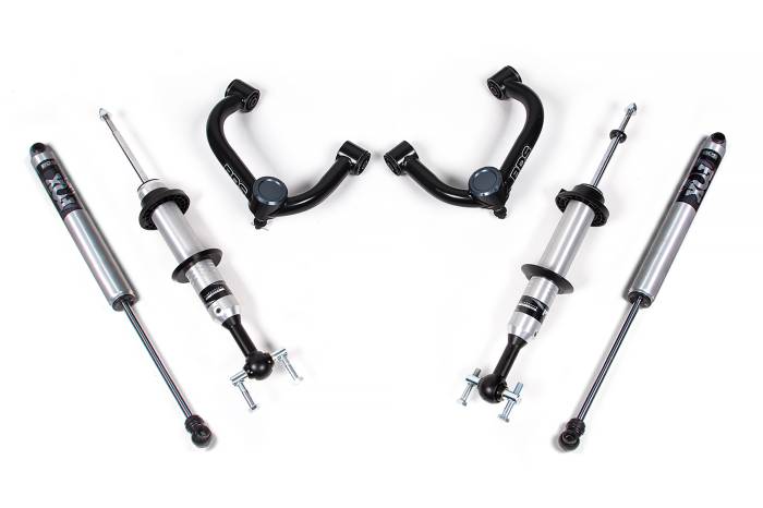 BDS Suspension - BDS Suspension Take your F150 to the next level by installing a FOX 2.0 Snap Ring Strut 2 inch leveling kit with heavy duty upper control arms. These kits use the FOX 2.0 Performance Series coilover struts for a bolt-in upgrade to fit up to 35x12.50 ti