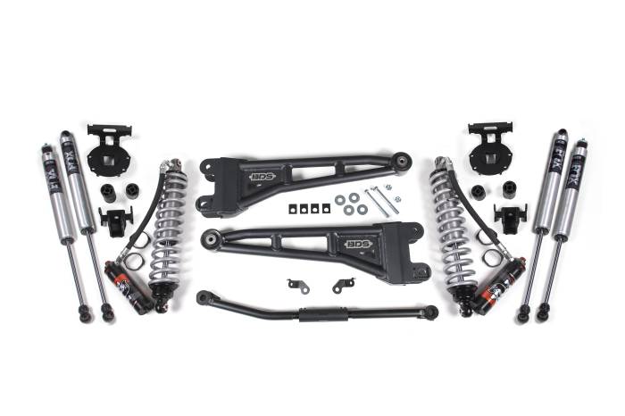 BDS Suspension - BDS Suspension BDS Suspension raises the bar with this 2.5-inch radius arm lift kit with FOX 2.5 Performance Elite coilover shocks for 2011-216 Ford F250 and F350 Super Duty diesel-powered trucks. Designed to improve stance, performance, and capability