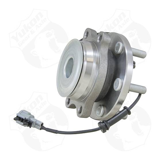 Yukon Gear & Axle - Yukon front unit bearing & hub assembly for '05-'13 Nissan, 2WD with ABS