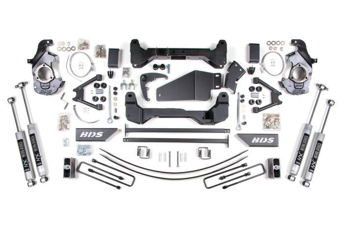 BDS Suspension - BDS Suspension Engineered to improve stance, performance, and capability, the BDS 6-inch lift kit for the 1988-1998 Chevy and GMC K1500 and K2500 6 Lug trucks is a must have upgrade. For maximum driveability, BDS designed this kit around heavy duty upp