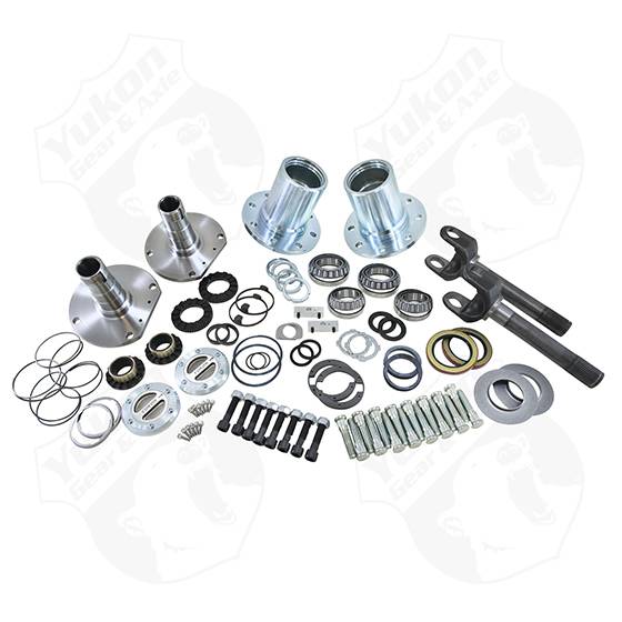 Yukon Gear & Axle - Yukon Gear Spin Free Locking Hub Conversion Kit For Dana 30 & Dana 44 TJ / XJ / YJ / 30 Spline - YA WU-08