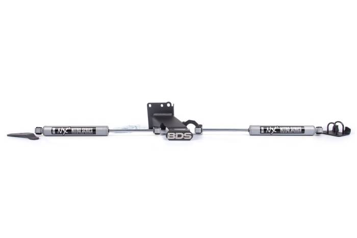 BDS Suspension - BDS Suspension Enhance the handling of your Ram 2500 (2014-2018) and Ram 3500 (2013-2018) 4WD by installing a BDS dual steering stabilizer mounting kit with NX2 shocks. Installing larger tires can exert additional force on your truck's suspension, but