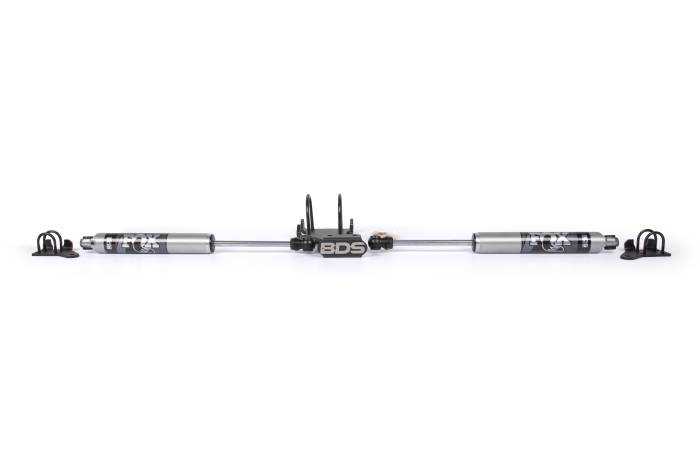 BDS Suspension - BDS Suspension Enhance the handling of your 2005-2026 Ford F250 and F350 Super Duty 4WD by installing a BDS dual steering stabilizer mounting kit with FOX 2.0 Performance Series shocks. Installing larger tires can exert additional force on your truck's