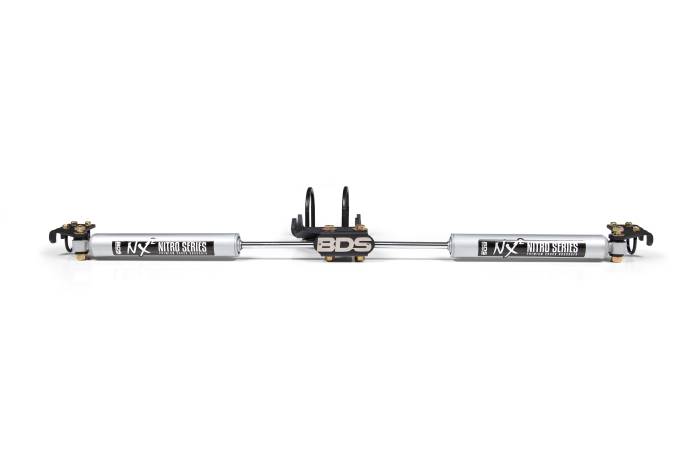 BDS Suspension - BDS Suspension Enhance the handling of your 2005-2026 Ford F250 and F350 Super Duty 4WD by installing a BDS dual steering stabilizer mounting kit with NX2 shocks. Installing larger tires can exert additional force on your truck's suspension, but steeri