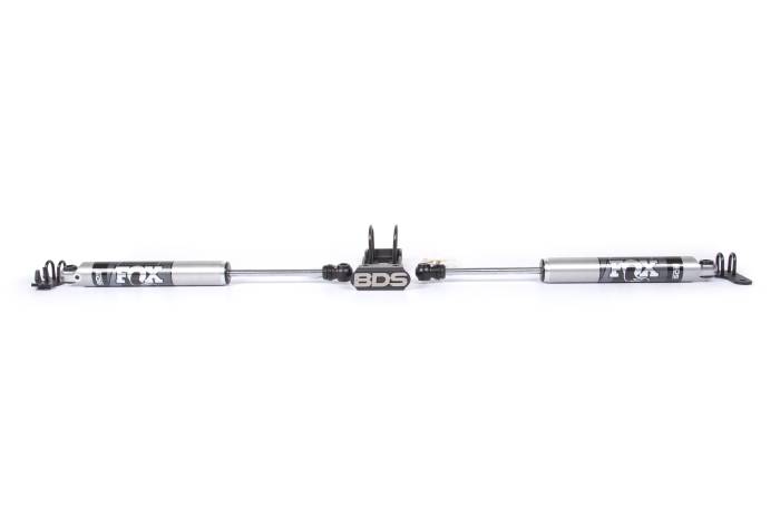BDS Suspension - BDS Suspension Enhance the handling of your Jeep 1997-2006 Wrangler TJ, 1984-2001 Cherokee XJ, and 1993-1998 Grand Cherokee ZJ by installing a BDS dual steering stabilizer mounting kit with FOX 2.0 Performance Series shocks. Installing larger tires can