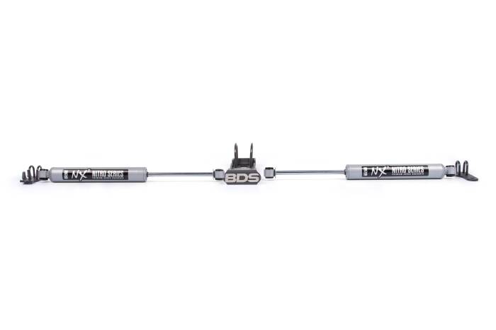 BDS Suspension - BDS Suspension Enhance the handling of your 1997-2006 Jeep Wrangler TJ, 1984-2001 Jeep Cherokee XJ, and 1993-1998 Jeep&nbsp;Grand Cherokee ZJ by installing a BDS dual steering stabilizer mounting kit with NX2 shocks. Installing larger tires can exert a