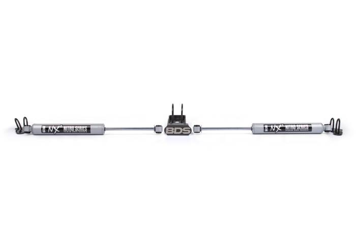 BDS Suspension - BDS Suspension Enhance the handling of your 2018-2026 Jeep Wrangler JL and 2020-2026 Jeep Gladiator by installing a BDS dual steering stabilizer mounting kit with NX2 shocks. Installing larger tires can exert additional force on your truck's suspension