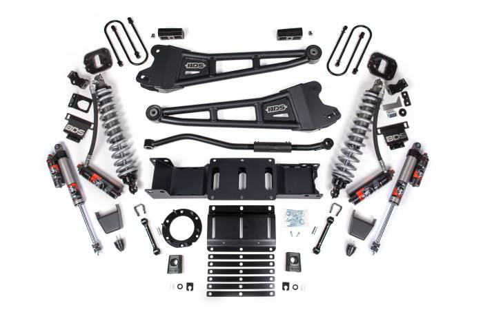 BDS Suspension - BDS Suspension Built to take abuse and ask for more, the BDS 3" Radius Arm Lift Kit for RAM 3500 trucks is the ultimate upgrade for those who demand performance, strength, and full-send capability. This kit ditches the stock setup and replaces it with