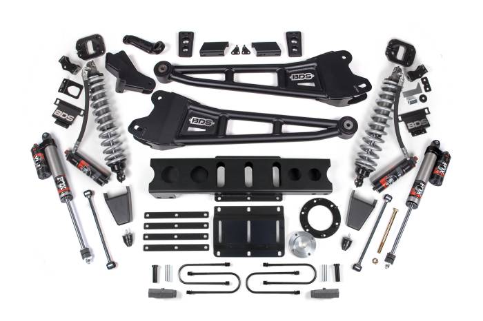 BDS Suspension - BDS Suspension Built to take abuse and ask for more, the BDS 4" Radius Arm Lift Kit for RAM 3500 trucks is the ultimate upgrade for those who demand performance, strength, and full-send capability. This kit ditches the stock setup and replaces it with