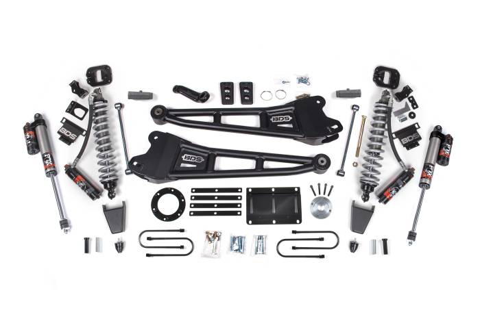 BDS Suspension - BDS Suspension Built to take abuse and ask for more, the BDS 6" Radius Arm Lift Kit for RAM 3500 trucks is the ultimate upgrade for those who demand performance, strength, and full-send capability. This kit ditches the stock setup and replaces it with
