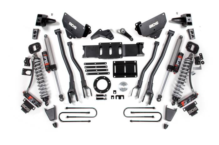 BDS Suspension - BDS Suspension Built to take abuse and ask for more, the BDS 6" 4-Link Lift Kit for RAM 3500 trucks is the ultimate upgrade for those who demand performance, strength, and full-send capability. This kit ditches the stock setup and replaces it with seri