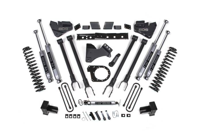 BDS Suspension - BDS Suspension Take your 2017-2019 Ford F250 and F350 Super Duty diesel truck to the next level with this 6-inch 4-Link lift kit from BDS. Designed to improve stance, performance, and capability, this kit includes everything necessary to set your truck