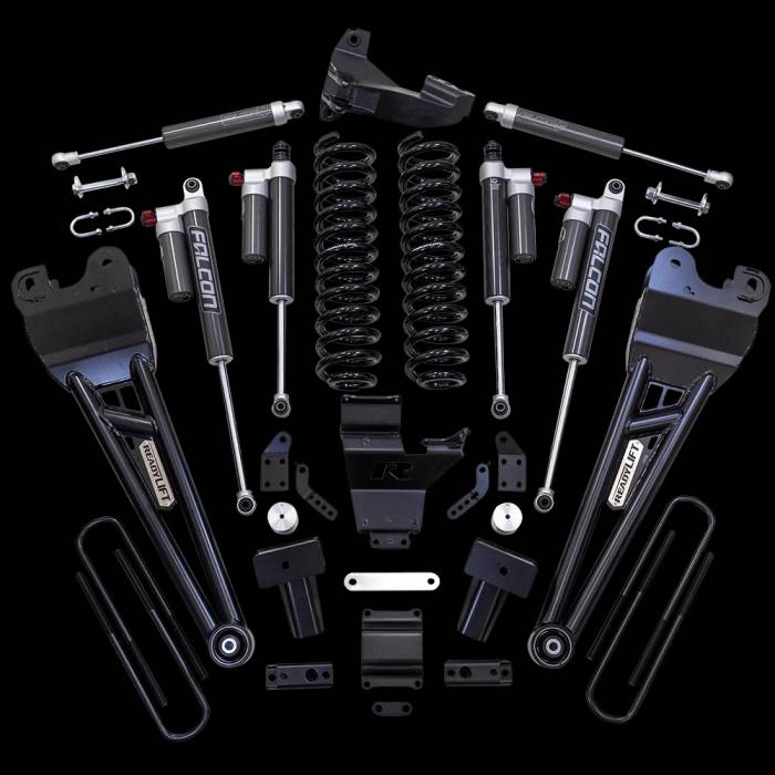 ReadyLift - ReadyLift 4" COIL SPRING SUSPENSION SYSTEM WITH FALCON MAX3.3 SHOCKS AND RADIUS ARMS - 2023-2026 FORD SUPER DUTY F250/F-350 4WD - 43-23440