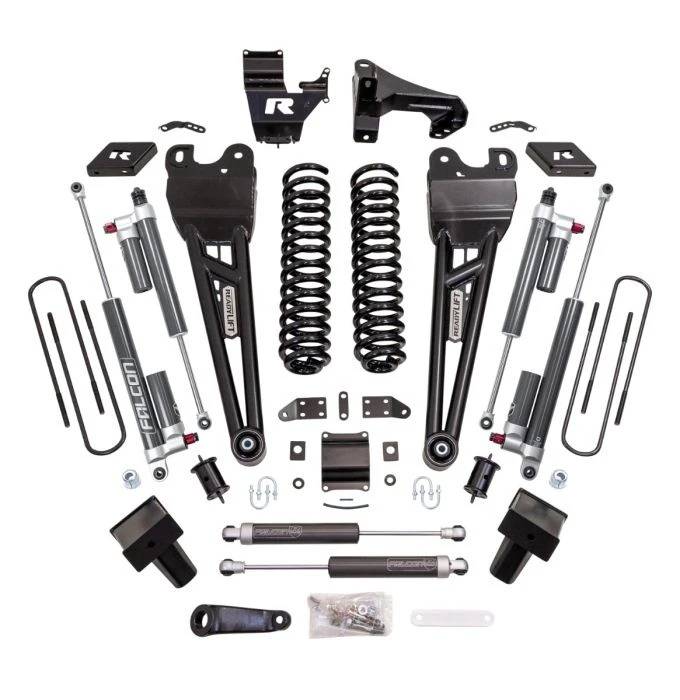 ReadyLift - ReadyLift 6" COIL SPRING SUSPENSION SYSTEM WITH FALCON MAX3.3 SHOCKS AND RADIUS ARMS - 2023-2026 FORD SUPER DUTY F250/F-350 4WD - 43-23660